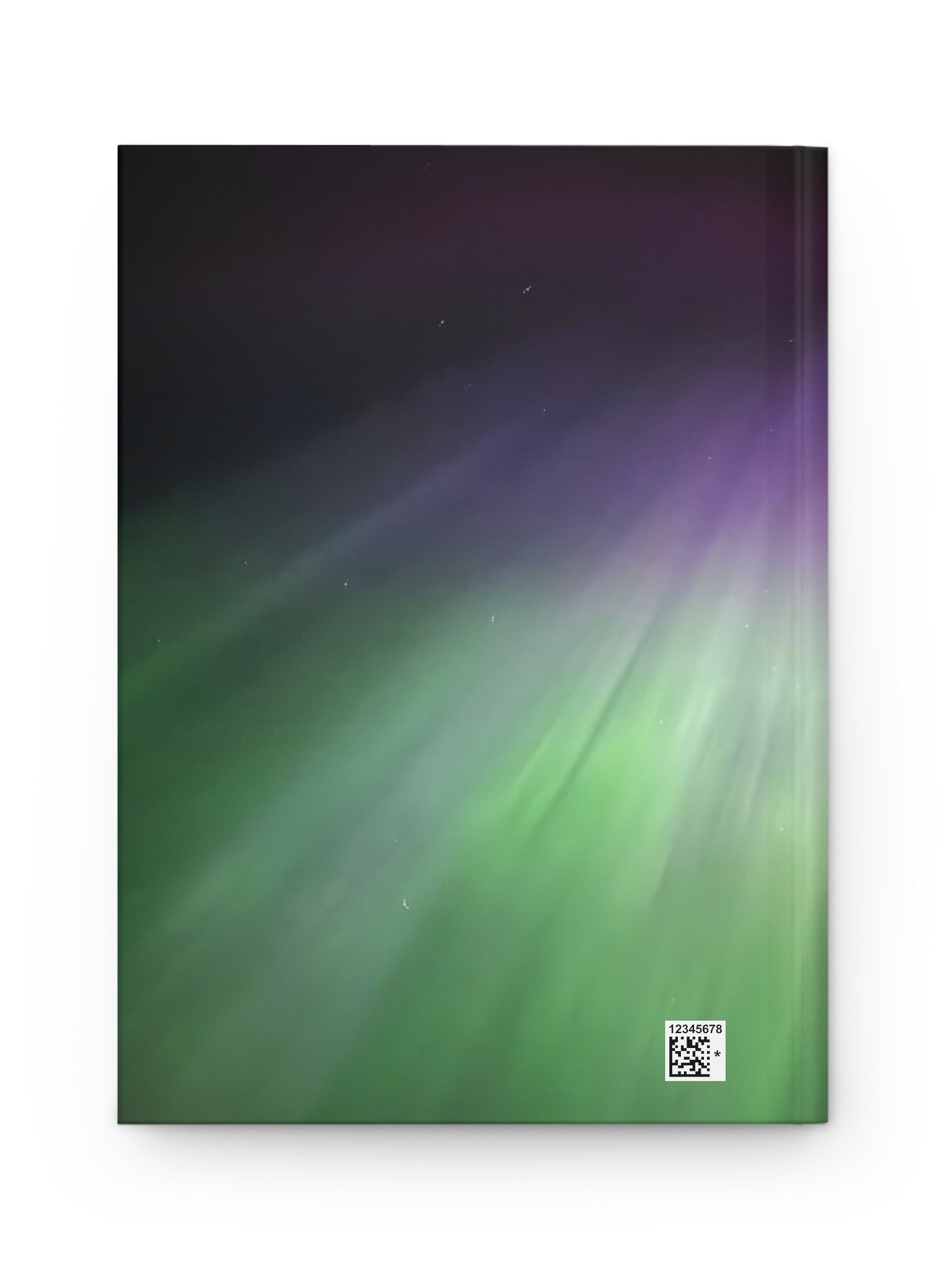 Aurora Hardcover Journal — Northern Lights Matte Notebook for Travel, Dreaming & Daily Notes