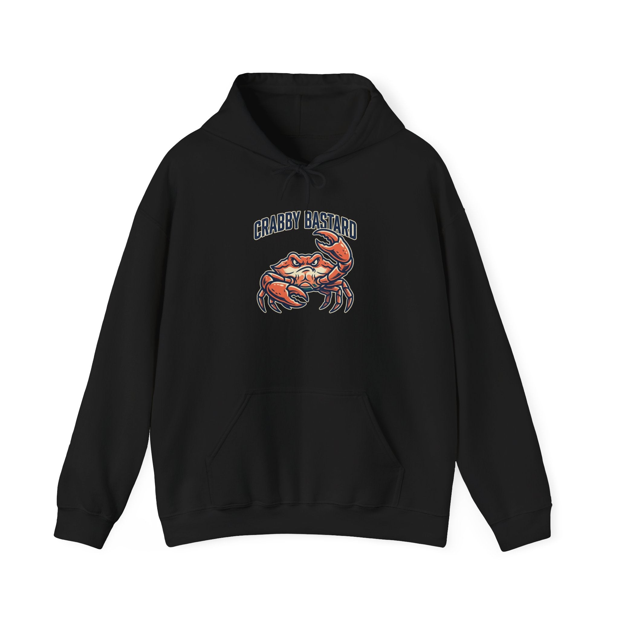 Crabby Bastard Crab Hoodie – Funny Coastal Beach Pullover