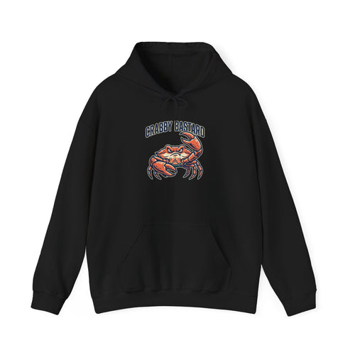 Crabby Bastard Crab Hoodie – Funny Coastal Beach Pullover