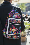 Psychedelic Mushroom Sling Bag — Colorful Neon Fungi Crossbody