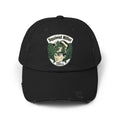 Distressed Baseball Cap — "Squirrel Killer Indica" Retro Patch