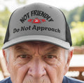 Not Friendly Snapback Trucker Cap