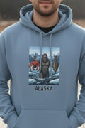Alaska Wilderness Hoodie – Big Foot, Halibut, Crab Nature Graphic