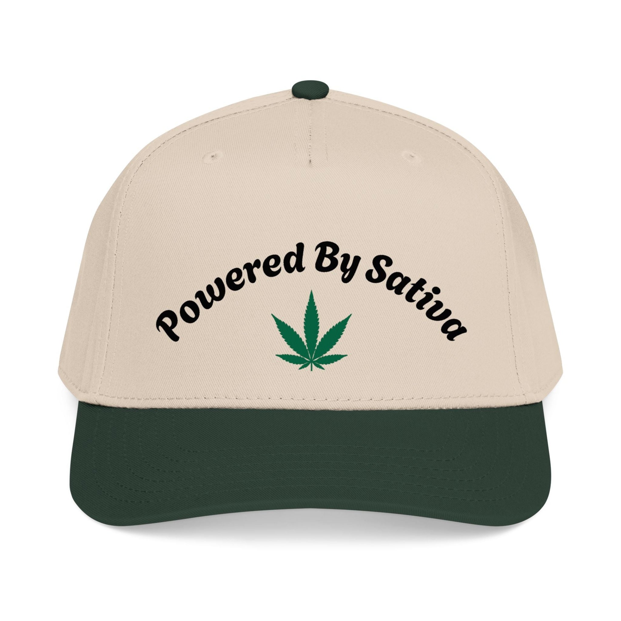Powered By Sativa Mid Profile Baseball Cap
