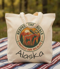 Respect the Locals badge, Tote | Protect Our Wildlife, national parks, hiking