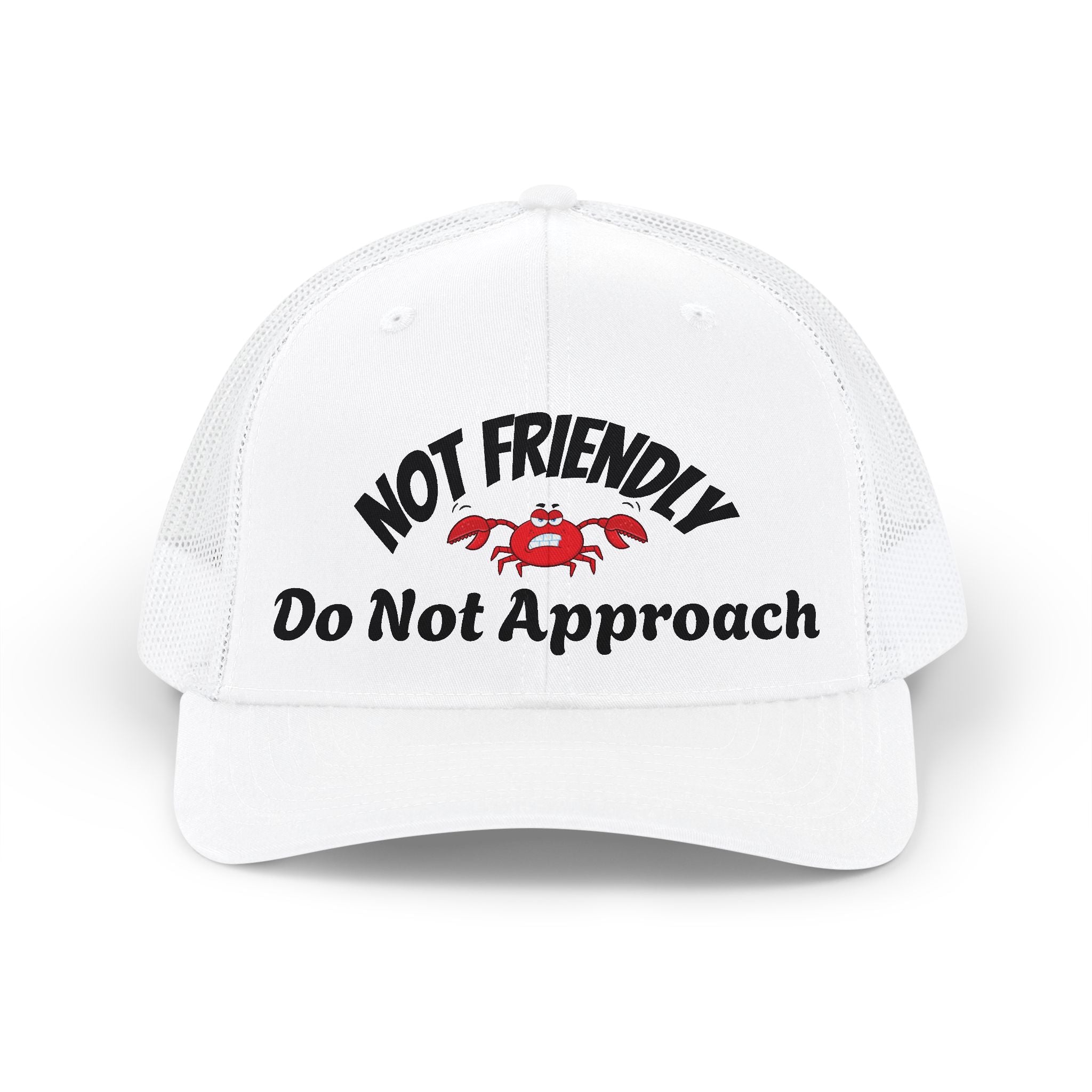 Not Friendly Snapback Trucker Cap