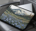 Mountain Wildflower Laptop Sleeve — Scenic Alpine Meadow Protective Case