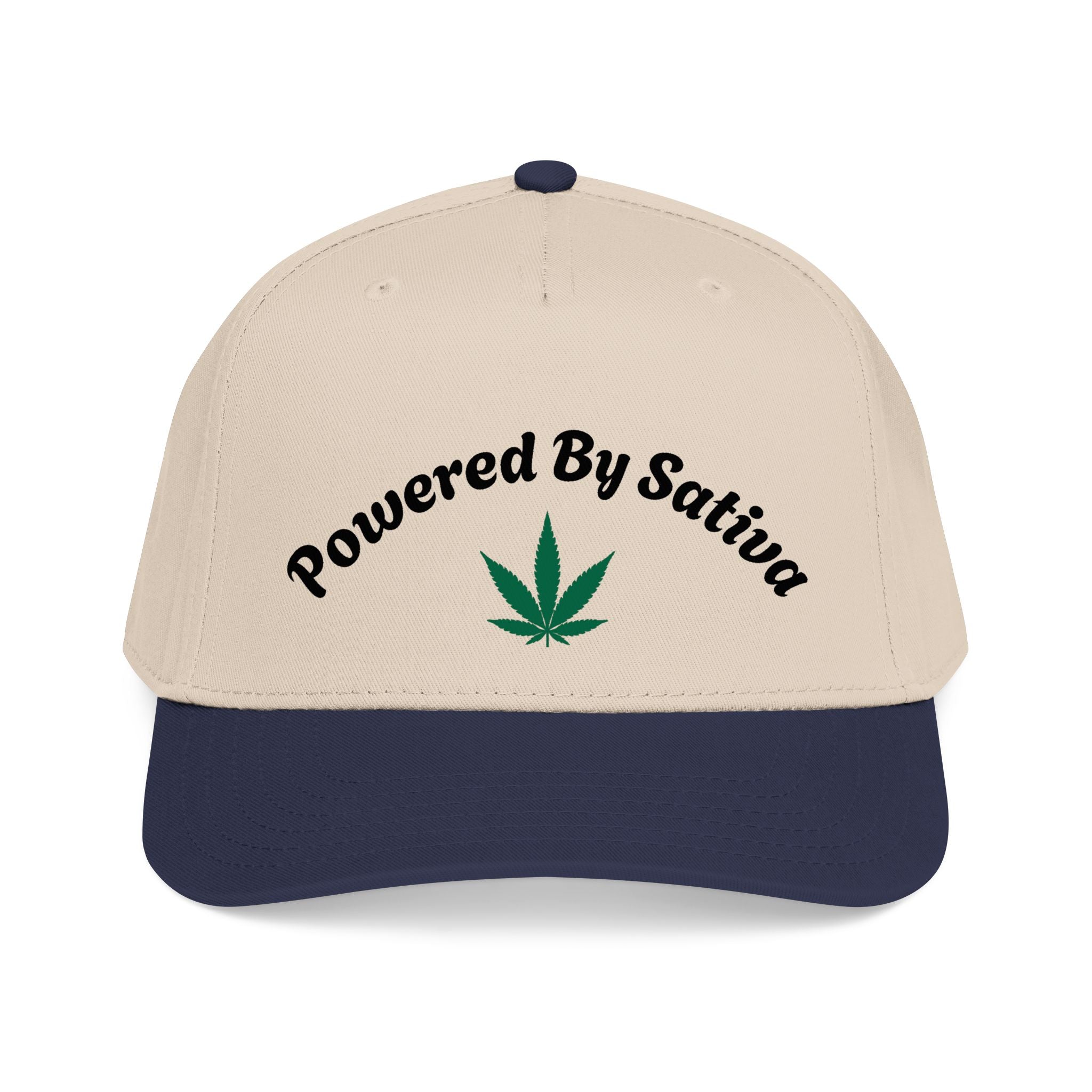 Powered By Sativa Mid Profile Baseball Cap