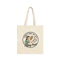 Tote Bag — Retro "Flying F***" Cotton Canvas Tote (There It Goes, My Last Flying F***)