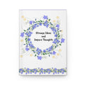 Floral Hardcover Journal — "Strange Ideas and Impure Thoughts"