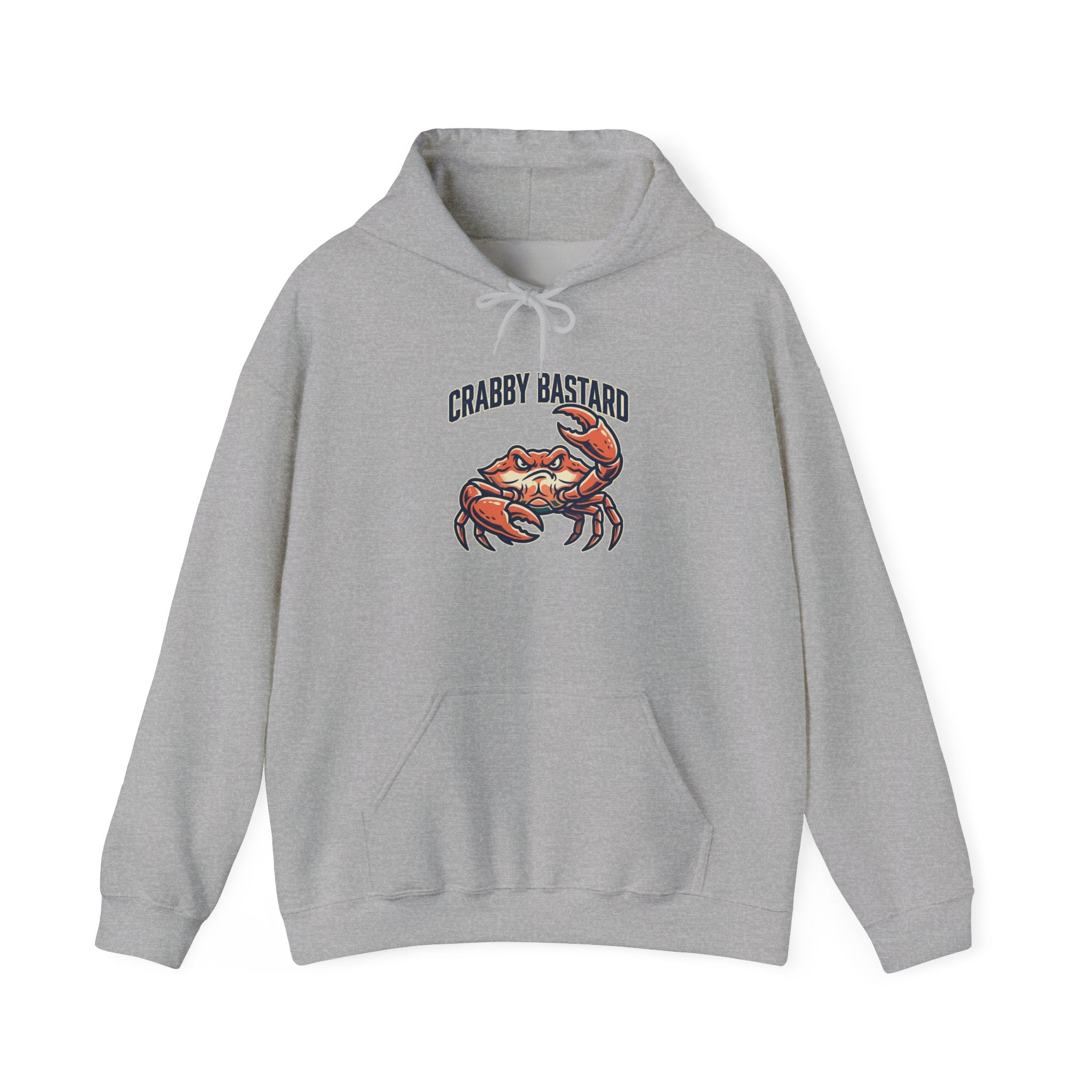 Crabby Bastard Crab Hoodie – Funny Coastal Beach Pullover
