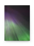 Aurora Hardcover Journal — Northern Lights Matte Notebook for Travel, Dreaming & Daily Notes
