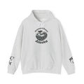 Ocean Mermaid Salmon  Hoodie — Mythical Wave Graphic Sweatshirt