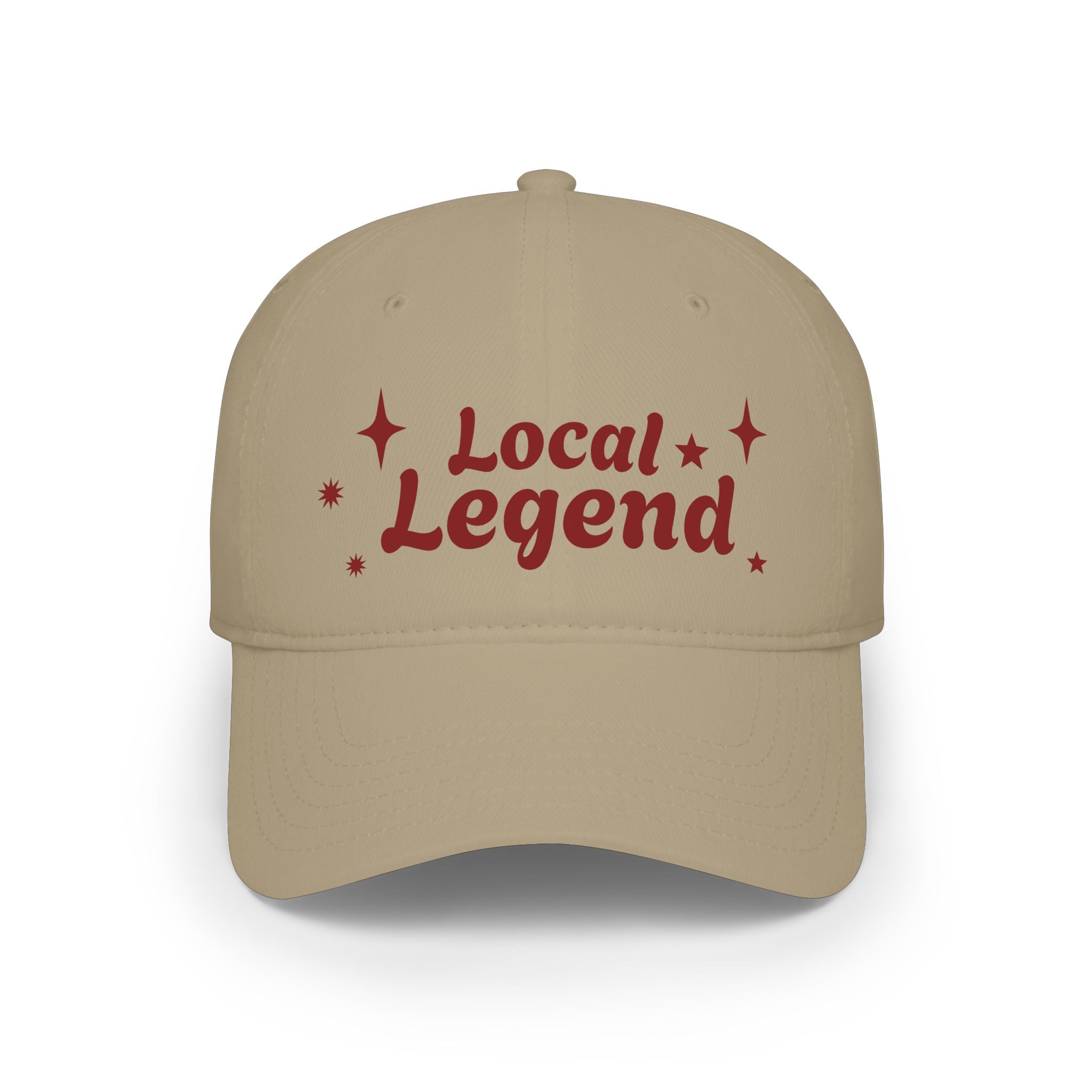 Local Legend Baseball Cap — Low Profile Embroidered Dad Hat