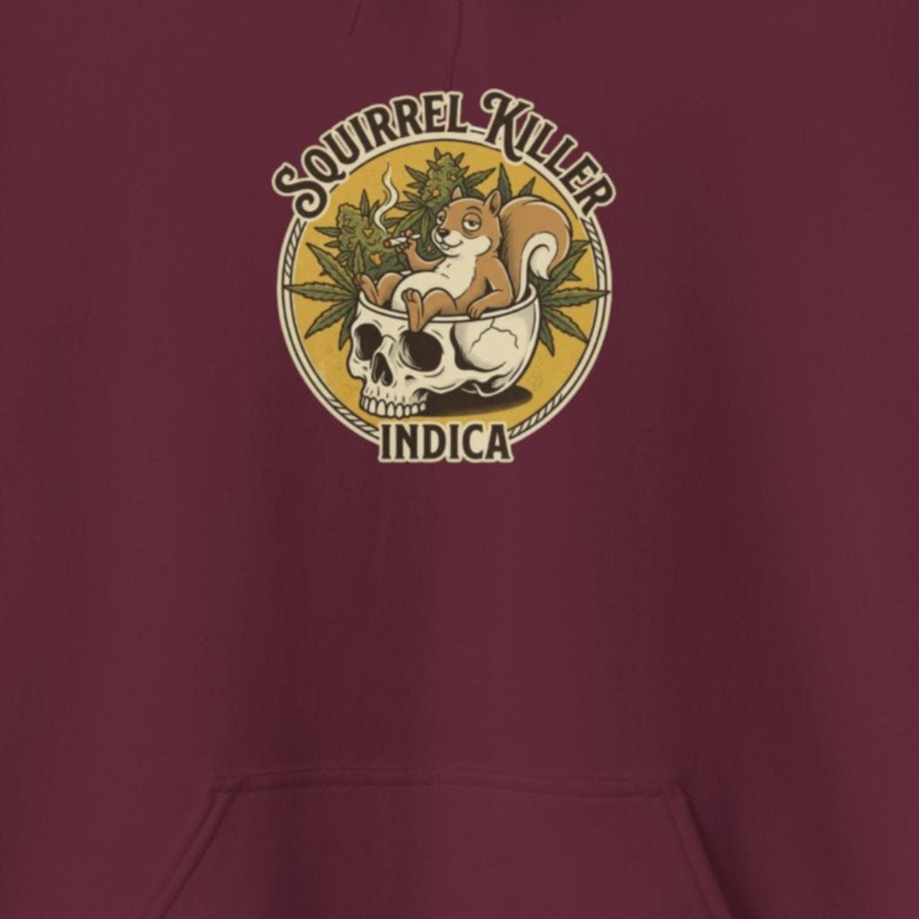 Hoodie — 'Squirrel Killer' Logo Hooded Sweatshirt