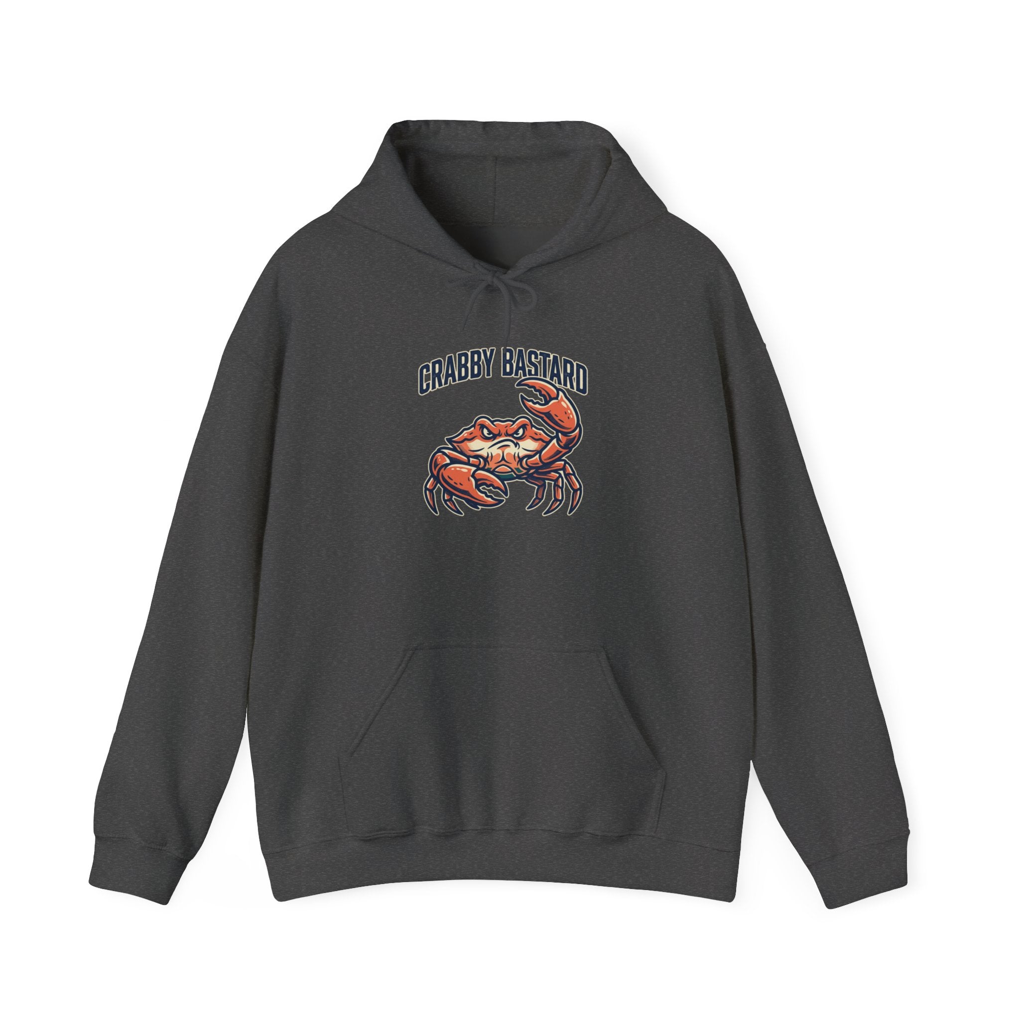 Crabby Bastard Crab Hoodie – Funny Coastal Beach Pullover
