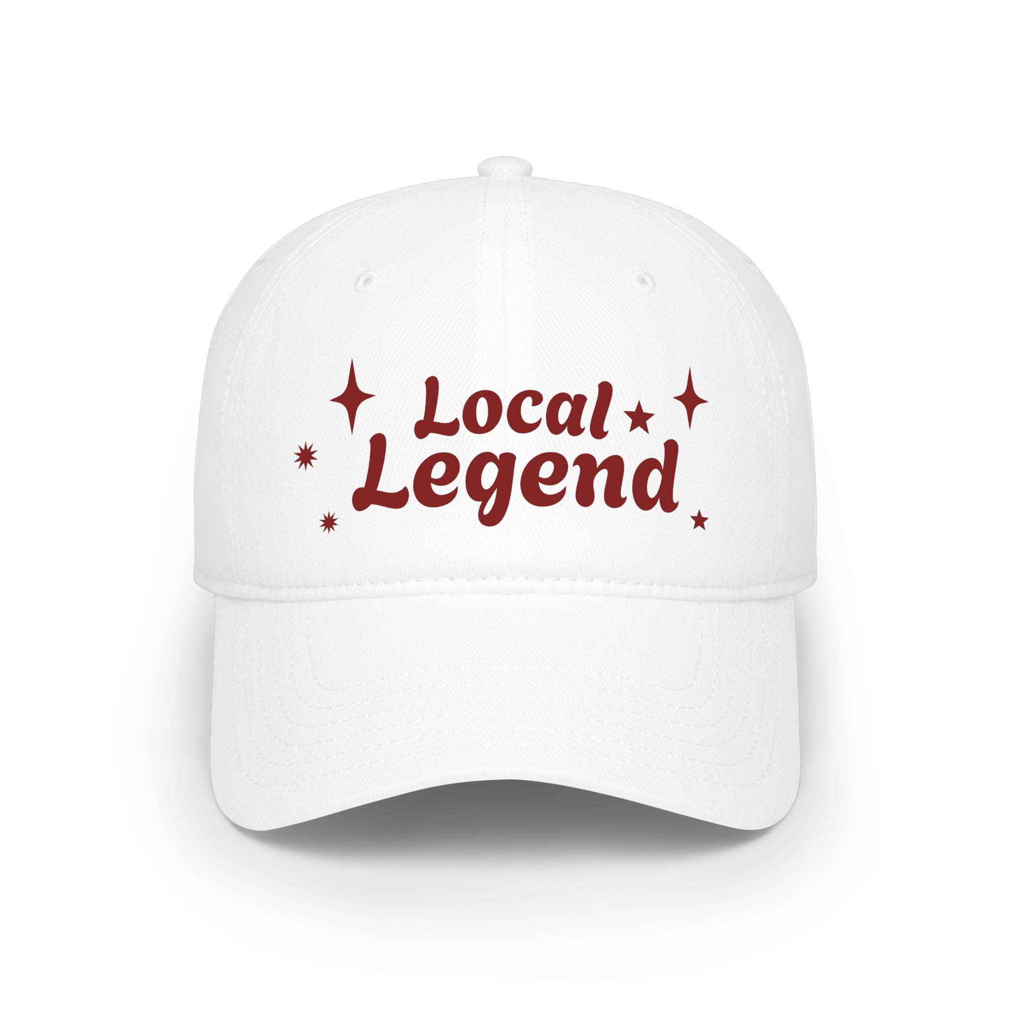 Local Legend Baseball Cap — Low Profile Embroidered Dad Hat