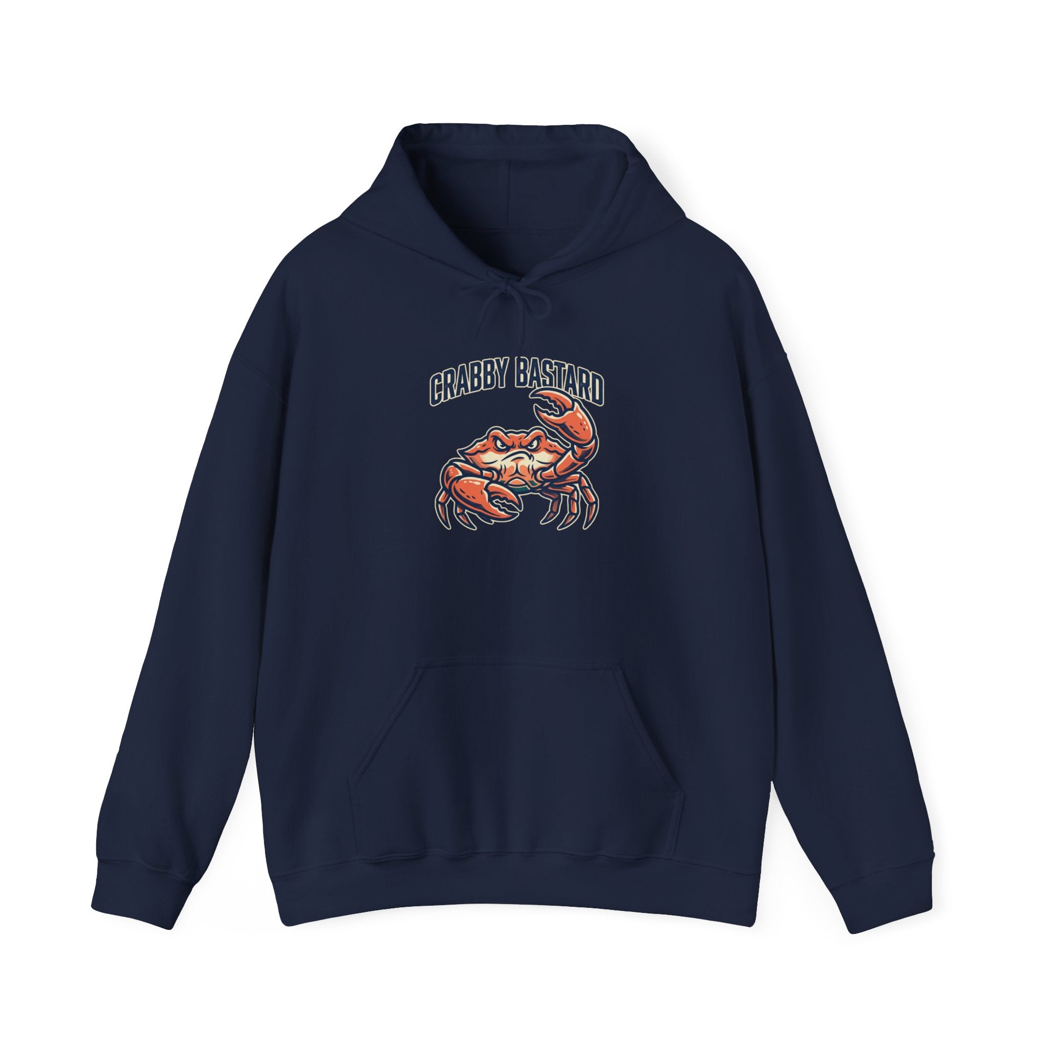 Crabby Bastard Crab Hoodie – Funny Coastal Beach Pullover
