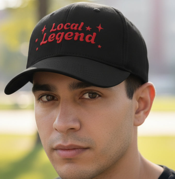 Local Legend Baseball Cap — Low Profile Embroidered Dad Hat
