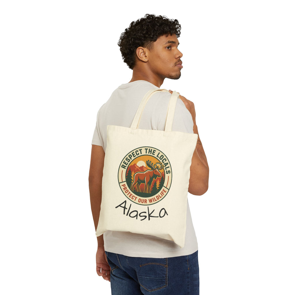 Respect the Locals badge, Tote | Protect Our Wildlife, national parks, hiking