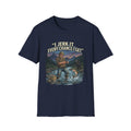 Fishing T-Shirt — “I Jerk It Every Chance I Get” Retro Fisherman Graphic Tee
